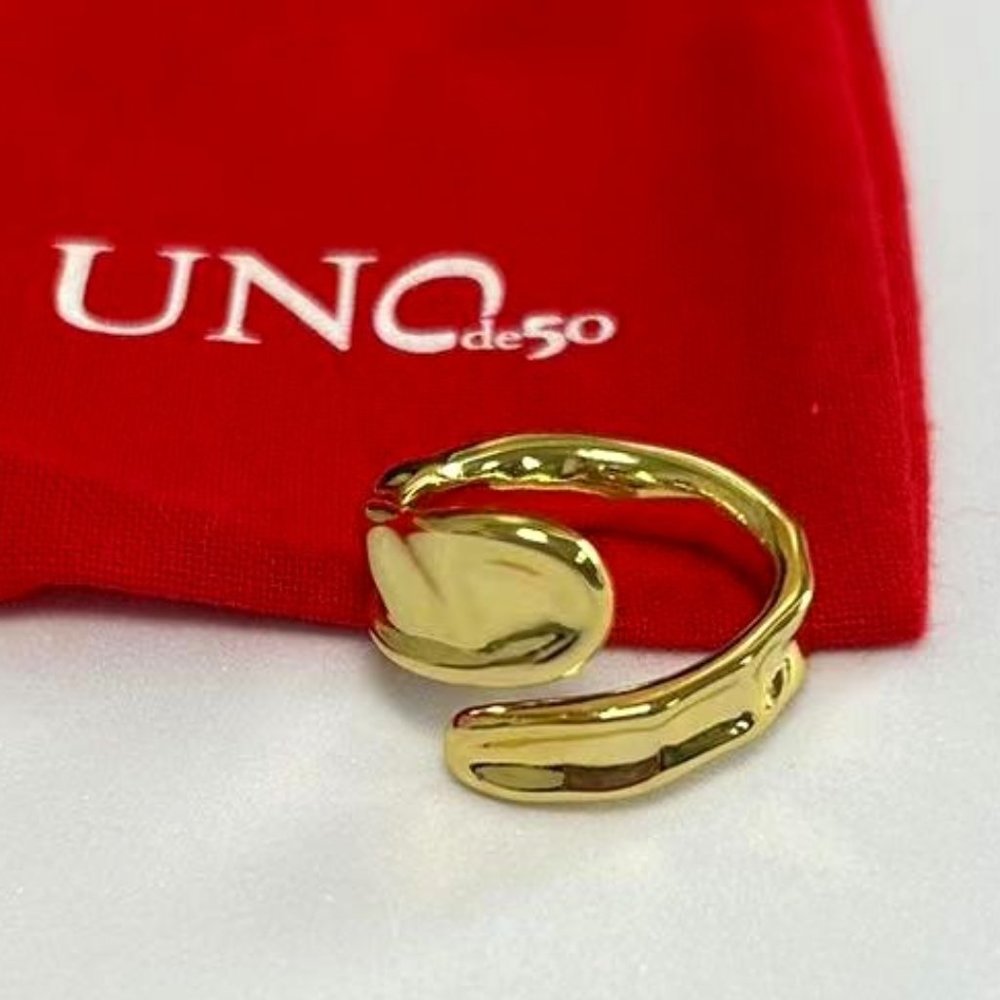 UNO de 50 RING Gold plated ring
